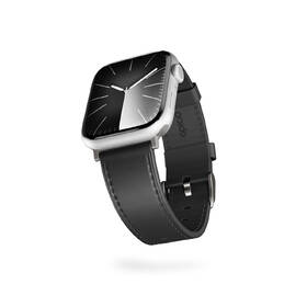 Remienok Epico Leather na Apple Watch 42/44/45/49mm čierny

 obrázok produktu 2 z 4