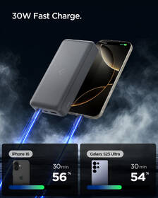 Powerbank Spigen Essential 30 W, 30000 mAh sivý

 obrázok produktu 3 z 6