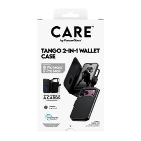 Puzdro na mobil flipové PanzerGlass CARE na Apple iPhone 18 Pro Max / 17 Pro Max Tango 2v1 Wallet MagSafe čierne

 obrázok produktu 4 z 4