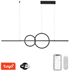 Závesné svietidlo IMMAX NEO LITE RONDAS SMART 131cm 56W s podporou BEACON, Wi-Fi, TUYA čierne

 obrázok produktu 2 z 9