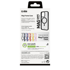Kryt na mobil SBS Mag Frame s MagSafe na Apple iPhone 16 Pro Max čierny

 obrázok produktu 2 z 2