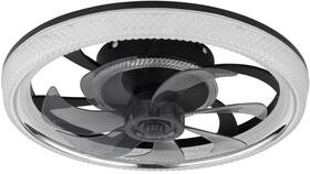LED stropné svietidlo GLOBO Cirilla, s ventilátorom čierne

 obrázok produktu 2 z 7