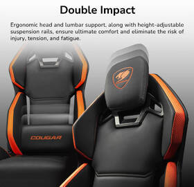 Herná stolička Cougar Hotrod čierna/oranžová

 obrázok produktu 12 z 18