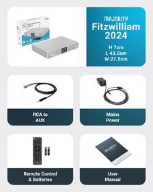 Internetový rádioprijímač s DAB+ Majority Fitzwilliam 2 strieborný

 obrázok produktu 8 z 8