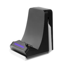 Dokovacia stanica FIXED pre ovládač DualSense PlayStation 5 s hákom pre slúchadlá čierna/biela

 obrázok produktu 1 z 9