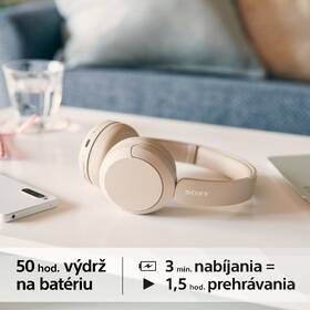 Slúchadlá Sony WH-CH520 béžová

 obrázok produktu 7 z 13