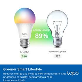 Inteligentná žiarovka TP-Link Tapo L535E, E27, Matter, Wi-Fi 

 obrázok produktu 8 z 10