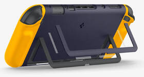 Puzdro Spigen Nano Pop Blueberry Navy  - Nintendo Switch 2 modré/oranžové

 obrázok produktu 6 z 19
