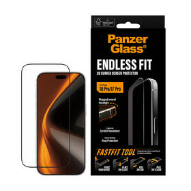 Tvrdené sklo PanzerGlass Endless na Apple iPhone 17 Pro / 18 Pro s aplikátorem 

 obrázok produktu 4 z 5