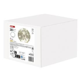 LED dekorácie EMOS vianočná sklenená guľa – zlatá, 15 cm, 20LED, teplá biela, časovač 

 obrázok produktu 1 z 4