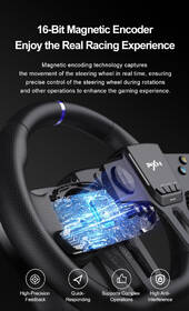 Volant PXN V900 Gen2 Bundle, PC, Switch, PS3/4, Xbox One/X/S series čierny

 obrázok produktu 4 z 13