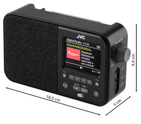 Rádioprijímač s DAB+ JVC RA-E516B-DAB čierny

 obrázok produktu 1 z 7