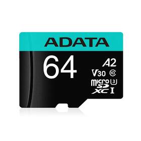 Pamäťová karta ADATA MicroSDXC 64GB (100R/80W) + adaptér 

 obrázok produktu 1 z 3