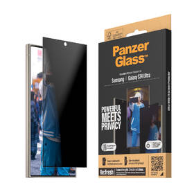 Tvrdené sklo PanzerGlass Privacy na Samsung Galaxy S24 Ultra s inštalačným rámčekom 

 obrázok produktu 2 z 4