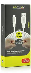 Kábel Fonex USB/microUSB 10W 1m biely

 obrázok produktu 1 z 1