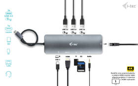Dokovacia stanica i-tec USB-C Metal Nano 4K HDMI LAN, PD 100 W + Charger 100W 

 obrázok produktu 3 z 7