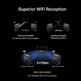 Wi-Fi adaptér TP-Link Archer TXE73E AXE5400 čierny

 obrázok produktu 6 z 8