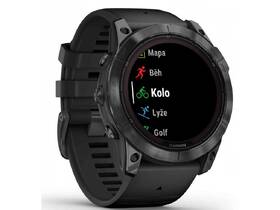 Inteligentné hodinky Garmin fenix 7X Pro Sapphire Solar - Titan Carbon Grey / Black Silicone Band 

 obrázok produktu 8 z 11