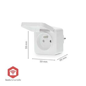 Inteligentná zásuvka Nedis SmartLife, merač spotreby, diaľkovo ovládateľná, Zigbee 3.0, IP44, 3680 W biela

 obrázok produktu 4 z 12