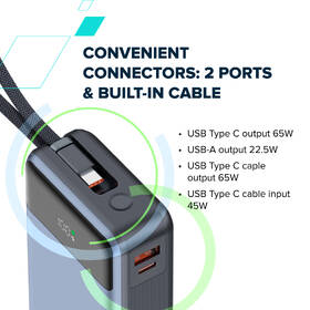 Powerbank Canyon OnPower 600 PD65W 20 000 mAh sivý

 obrázok produktu 18 z 19