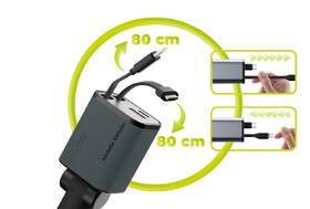 Adaptér do auta Mobile Origin 4in1 50W CA28 - USB-C + USB-A, USB-C, Lightning kábel sivý

 obrázok produktu 4 z 10