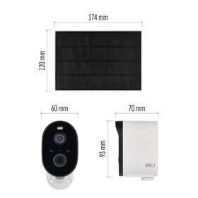 IP kamera EMOS GOSMART venkovní, Wi-Fi IP-1150 SNAP 5MPX biela

 obrázok produktu 9 z 16
