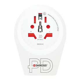 Cestovný adaptér SKROSS Europe USB C20PD pre cudzincov v SR, USB-C, PD 20W 

 obrázok produktu 1 z 6
