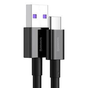 Kábel Baseus Superior USB/USB-C, 6A, 66W, 1m čierny

 obrázok produktu 1 z 5