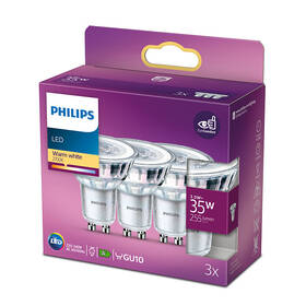 LED žiarovka Philips bodová, 3,5 W, GU10, teplá biela, 3ks 

 obrázok produktu 2 z 2