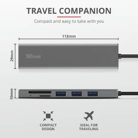 USB Hub Trust Halyx Fast USB-C 

 obrázok produktu 9 z 11