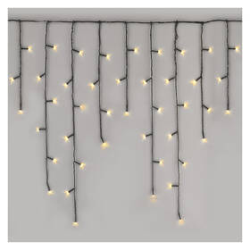Vianočné osvetlenie EMOS 200 LED cencúle, 3,6 m, vonkajšie aj vnútorné, teplá biela, programy 

 obrázok produktu 1 z 10