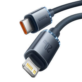 Kábel Baseus Crystal Shine Series USB-C/Lightning 20W 1,2m čierny

 obrázok produktu 1 z 10