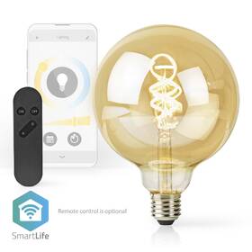Inteligentná žiarovka Nedis SmartLife globe, Wi-Fi, E27, 360 lm, 4.9 W, Teplá - studená biela 

 obrázok produktu 3 z 5