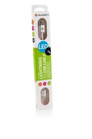 Kábel GoGEN USB/Lightning, 1m, oplietaný strieborný

 obrázok produktu 5 z 6