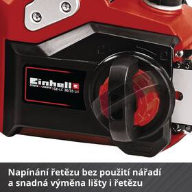 Píla reťazová Einhell Professional GE-LC 36/35 Li - Solo (bez batérie) 4501780 

 obrázok produktu 7 z 9