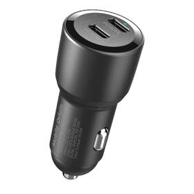 Adaptér do auta Mobile Origin 60W 2xUSB-C čierny

 obrázok produktu 3 z 10