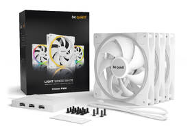 Ventilátor be quiet! Light Wings PWM 140mm (3 ks) biely

 obrázok produktu 5 z 5