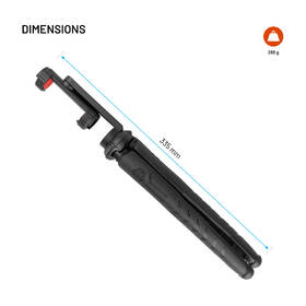 Držiak na mobil FIXED Creator Flexible Tripod, 1/4" závit čierny

 obrázok produktu 9 z 10