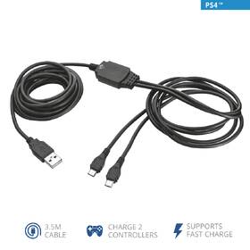Kábel Trust GXT 222 Duo Charge & Play pre PS4, 3,5m 

 obrázok produktu 3 z 4