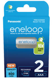 Batéria nabíjacia Panasonic Eneloop AAA, HR03, 800mAh, Ni-MH, blistr 2ks 

 obrázok produktu 2 z 4