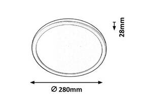 LED stropné svietidlo Rabalux Lambert 3358 strieborné

 obrázok produktu 4 z 5