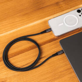 Kábel FIXED USB-C/USB-C, PD 3.1, 240W, 2 m sivý

 obrázok produktu 8 z 10