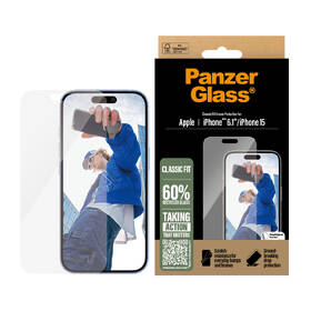 Tvrdené sklo PanzerGlass Classic Fit na Apple iPhone 16 

 obrázok produktu 1 z 3