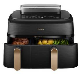Fritéza teplovzdušná Philips Airfryer dual basket s parou 9 l NA552/00 čierna

 obrázok produktu 10 z 12