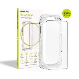 Tvrdené sklo Mobile Origin EasyGlass na iPhone 17e/16e/14/13/13 Pro, s aplikátorom priehľadné

 obrázok produktu 1 z 9