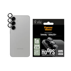 Ochranné sklo šošovky fotoaparátu PanzerGlass HoOps Ceramic na Samsung Galaxy S25+ čierne

 obrázok produktu 3 z 8