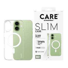 Kryt na mobil PanzerGlass CARE SL1M MagSafe na Apple iPhone 17 priehľadný

 obrázok produktu 2 z 4