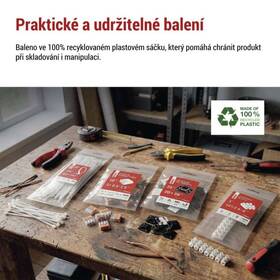 Káblový klip EMOS 8MM, 50KS biely

 obrázok produktu 3 z 8