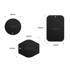 Súprava magnetických plieškov FIXED Icon Plates, 3ks čierny

 obrázok produktu 1 z 6
