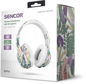 Slúchadlá Sencor SEP 710BT biela/zelená

 obrázok produktu 11 z 20
